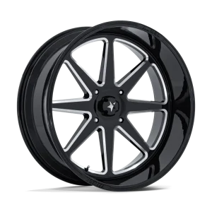 MSA Offroad Wheels – SPARK – Black – 24″x10″ -25mm – Summer Wheels – MA054BE24104825N